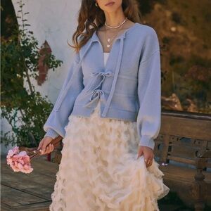 Elegant Blue Women's Sweater